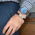 Hugo Boss Associate Chronograph Watch For Men - 1513839, With Blue Dial - Image 8