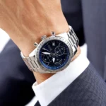 ⁦ساعة هوجو بوس بايلوت اديشن كرونو للرجال 1513850 - مينا باللون الأزرق⁩ - الصورة ⁦12⁩