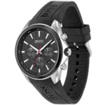 Hugo Boss Distinct Chronograph Watch For Men - 1513855, With Black Dial - Image 2