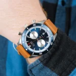 Hugo Boss Santiago Chronograph Watch For Men - 1513860, With Blue Dial - Image 7