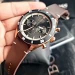 ⁦ساعة هوجو بوس سانتياغو كرونوغراف للرجال 1513861 - مينا باللون الرمادي⁩ - الصورة ⁦9⁩