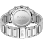 Hugo Boss Pioneer Chronograph Watch For Men - 1513867, With Blue Dial - Image 3