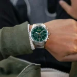 Hugo Boss Pioneer Chronograph Watch For Men - 1513868, With Green Dial - Image 6