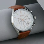 Hugo Boss Champion Chronograph Watch For Men - 1513879, With White Dial - Image 6