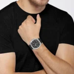 ⁦ساعة هوجو بوس جراند ماستر كرونوغراف للرجال 1513881 - مينا باللون الأسود⁩ - الصورة ⁦8⁩