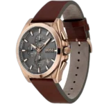 Hugo Boss Grandmaster Chronograph Watch For Men - 1513882, With Grey Dial - Image 2