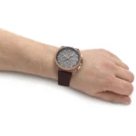 Hugo Boss Grandmaster Chronograph Watch For Men - 1513882, With Grey Dial - Image 5