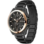 Hugo Boss Grandmaster Chronograph Watch For Men - 1513885, With Black Dial - Image 2