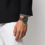 ⁦ساعة هوجو بوس أدميرال كرونوغراف للرجال 1513905 - مينا باللون الأخضر⁩ - الصورة ⁦6⁩