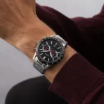 ⁦ساعة هوجو بوس اللور كرونوغراف للرجال 1513922 - مينا باللون الأسود⁩ - الصورة ⁦6⁩