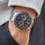 ⁦ساعة هوجو بوس اللور كرونوغراف للرجال 1513922 - مينا باللون الأسود⁩ - الصورة ⁦7⁩