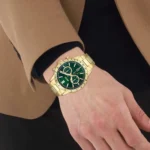 ⁦ساعة هوجو بوس ألور كرونوغراف للرجال 1513923 - مينا باللون الأخضر⁩ - الصورة ⁦6⁩