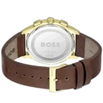 Hugo Boss Dapper Chronograph Watch For Men - 1513926, With White Dial - Image 3
