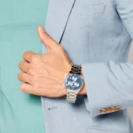 ⁦ساعة هوجو بوس دابر كرونوغراف للرجال 1513927 - مينا باللون الأزرق⁩ - الصورة ⁦5⁩
