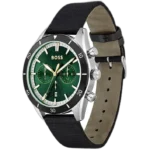 Hugo Boss Santiago Chronograph Watch For Men - 1513935, With Black Dial - Image 2