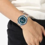 ⁦ساعة هوجو بوس سانتياغو كرونوغراف للرجال 1513937 - مينا باللون الأزرق⁩ - الصورة ⁦7⁩