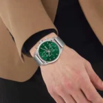 ⁦ساعة هوجو بوس سكاي ماستر كرونوغراف للرجال 1513938 - مينا باللون الأخضر⁩ - الصورة ⁦5⁩