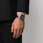 ⁦ساعة هوجو بوس فولان كرونوغراف للرجال 1513949 - مينا باللون الأسود⁩ - الصورة ⁦6⁩