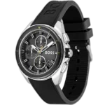 Hugo Boss Volane Chronograph Watch For Men - 1513953, With Black Dial - Image 2