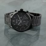 ⁦ساعة هوجو بوس شامبيون كرونوغراف للرجال 1513960 - مينا باللون الأسود⁩ - الصورة ⁦6⁩