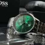 Hugo Boss Associate Chronograph Watch For Men - 1513975, With Green Dial - Image 5