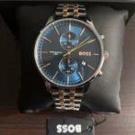 Hugo Boss Associate Chronograph Watch For Men - 1513976, With Blue Dial - Image 8