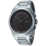 Hugo Boss Chronograph Watch Steer For Men - 1513996, With Grey Dial - Image 2