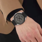 ⁦ساعة هوجو بوس كرونوغراف للرجال 1514014 - مينا باللون الرمادي⁩ - الصورة ⁦7⁩