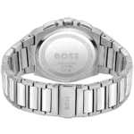 Hugo Boss Chronograph Watch Steer For Men - 1514048, With Blue Dial - Image 3