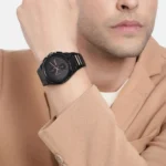 ⁦ساعة هوجو بوس كرونوغراف للرجال 1514068 - مينا باللون الأسود⁩ - الصورة ⁦8⁩