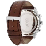 Hugo Boss Chronograph Watch Navigator For Men – 1513495, With Silver Dial - Image 4