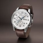 Hugo Boss Chronograph Watch Navigator For Men – 1513495, With Silver Dial - Image 6