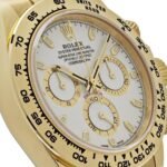 Rolex Cosmograph Daytona Watch, White Dial, Full Gold Oyster Bracelet. - Image 3