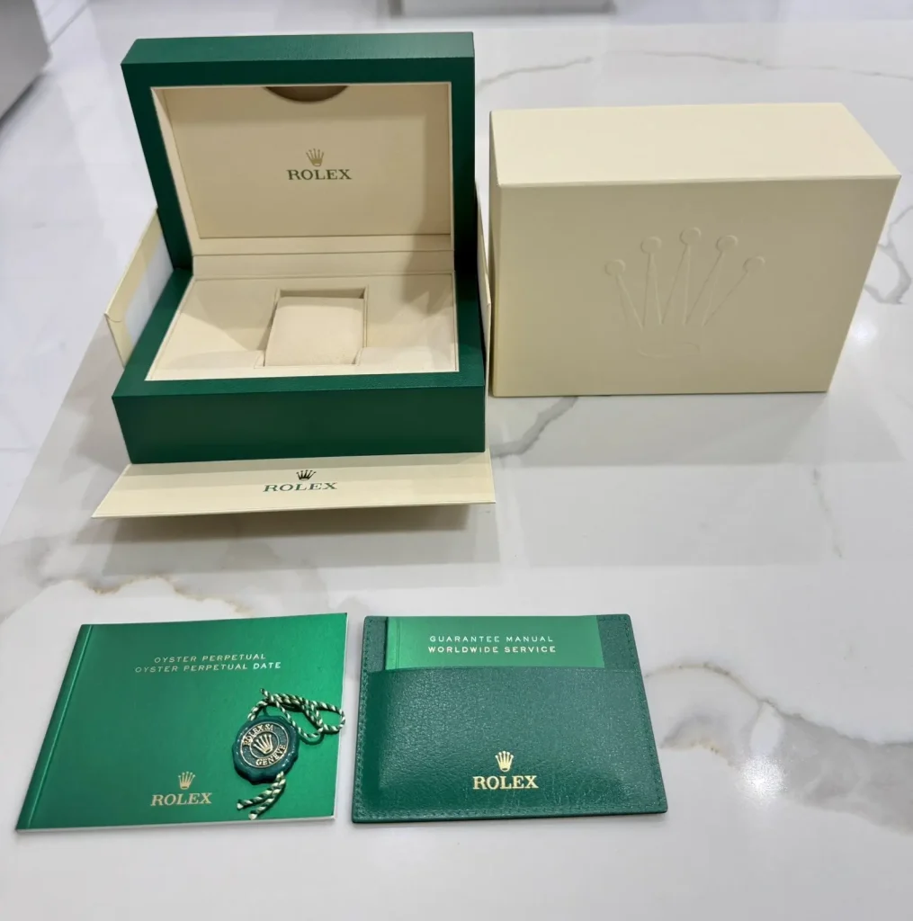 originl rolex box watch