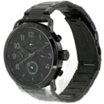 Tommy Hilfiger Briggs 1791423 men's watch, all-black stainless steel case, black multi-function dial, black steel bracelet, 44mm.