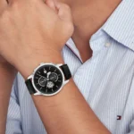 Tommy Hilfiger Men's Weston Watch 1710502, Sleek All-Black. - Image 7