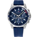 Tommy Hilfiger Men's Mason Watch 1791791, Sporty All-Navy Blue . - Image 5
