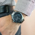 ⁦ساعة تومي هيلفيغر رجالي 1791806 "ترينت" ميناء أسود.⁩ - الصورة ⁦4⁩