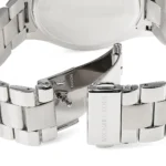 Michael Kors Women's Slim Runway Watch MK3178, Chic Silver-Tone Dial. - Image 8
