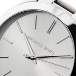 Michael Kors Women's Slim Runway Watch MK3178, Chic Silver-Tone Dial. - Image 9