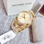 Michael Kors Women's Nini Watch MK3235, Luxurious Gold-Tone Dial. - Image 9