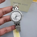 Michael Kors Women's Darci Mini Watch MK3429, Dazzling Silver-Tone Dial. - Image 7