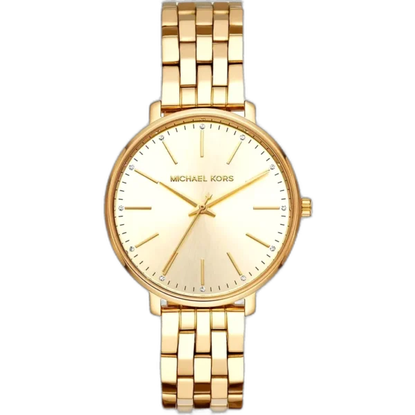 Michael Kors MK3898 Watch Pyper ladies, all-gold-tone, minimalist dial, 38mm.