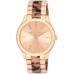 Michael Kors Women's Runway Slim Watch MK4301, Rose Gold Dial. - Image 2