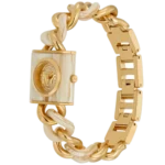 Michael Kors Women's MK Chain Lock Watch MK4809,Gold Dial. - Image 2