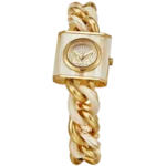Michael Kors Women's MK Chain Lock Watch MK4809,Gold Dial. - Image 5