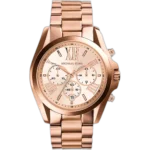 Michael Kors MK5503 Watch Bradshaw ladies, all-rose gold-tone chronograph, 43mm.