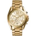 Michael Kors MK5605 Watch Bradshaw ladies, all-gold-tone chronograph, 43mm.