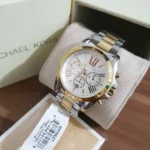 ⁦ساعة مايكل كورس حريمي MK5627 برادشو بلونين فضي وذهبي،⁩ - الصورة ⁦8⁩