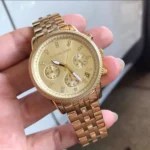 ⁦ساعة مايكل كورس حريمي MK5676 "ريتز" (Ritz)، ميناء ذهبي مضيء،⁩ - الصورة ⁦7⁩